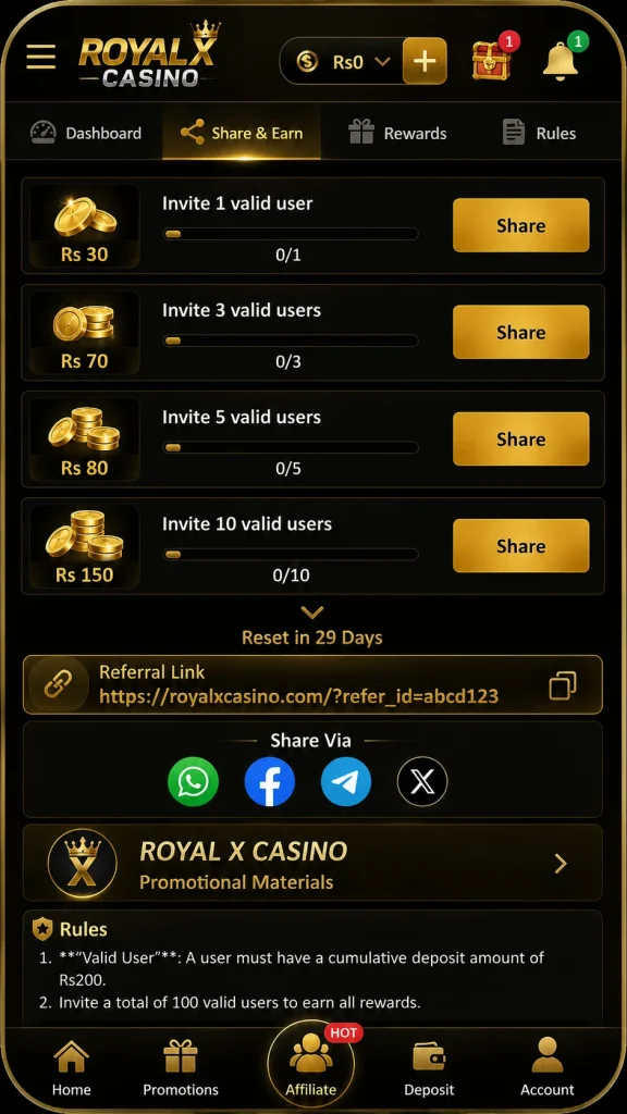 Royal X Casino